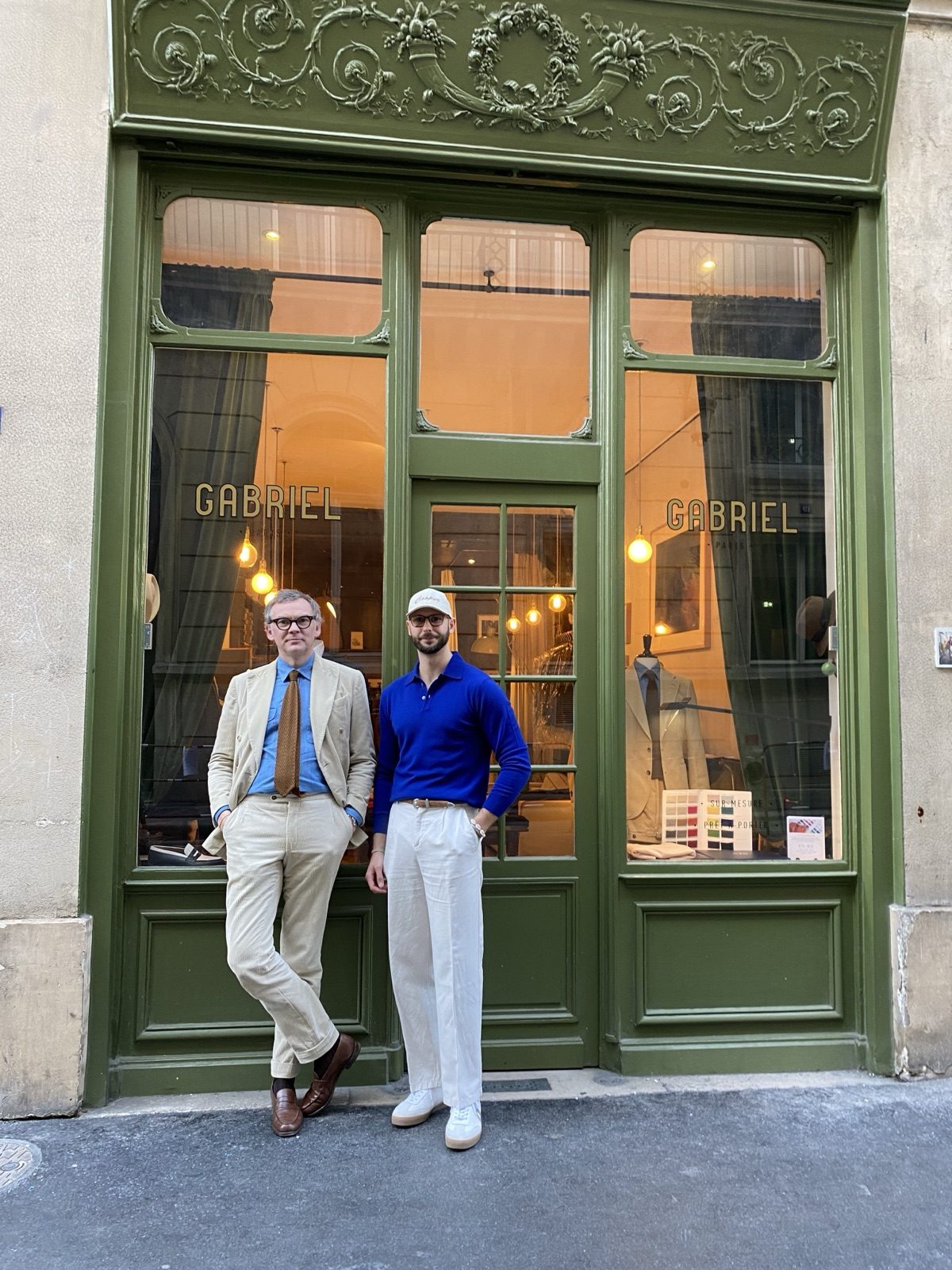 パリの名店 Maison Gabriel Paris の店頭